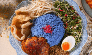nasi kerabu asli kelantan